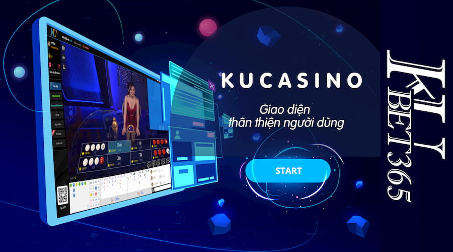 Sảnh KU CASINO có giao diện thân thiện