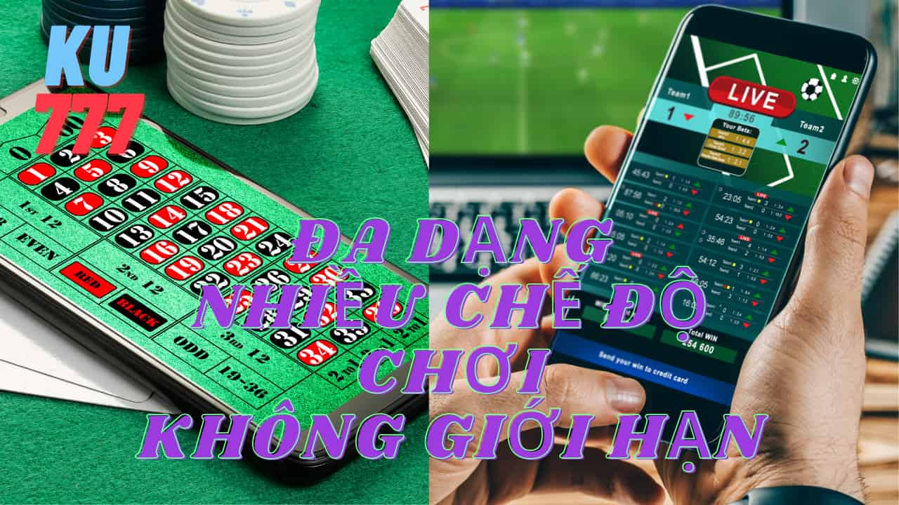 đa dạng thể loại cá cược